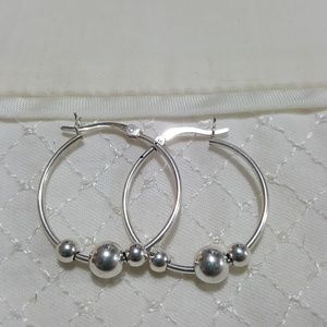 Hoop Earrings Sterling Silver